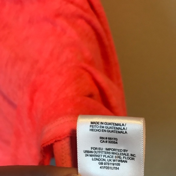 Free People Neon Orange Tank Top - Picture 6 of 7